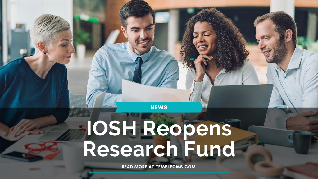 IOSH Reopens Research Fund