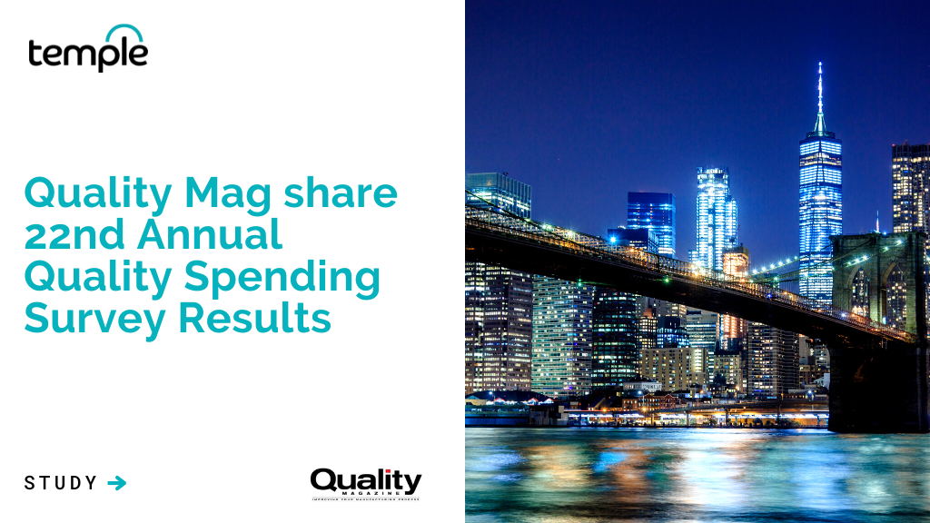 Quality Mag share 22nd Annual Quality Spending Survey Results